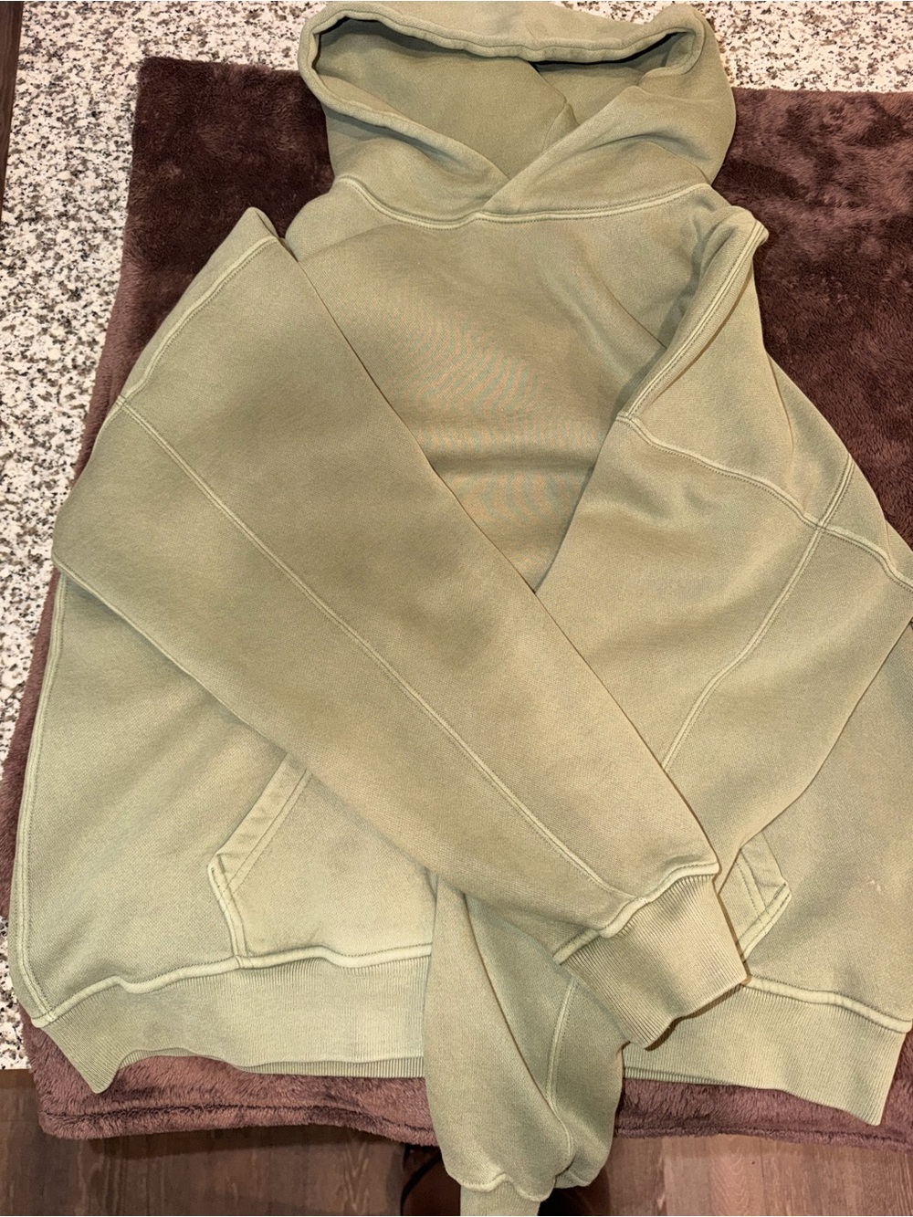 Abercrombie & Fitch Olive Crewneck Hoodie